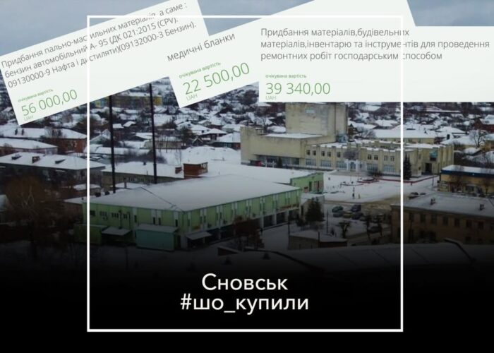 #шо_купили, Виготовлення проєктної документації за 500 000 гривень. Що ще замовляли в грудні 2024-го року в Сновську?