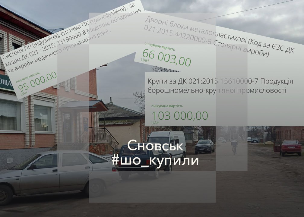 #шо_купили, Деревина на 371 400 гривень. Що ще замовляли в березні 2025-го року в Сновську?