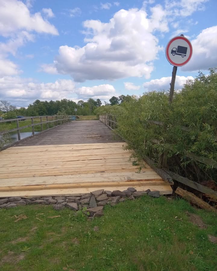 У Нових Млинах відновлено міст через річку Снов