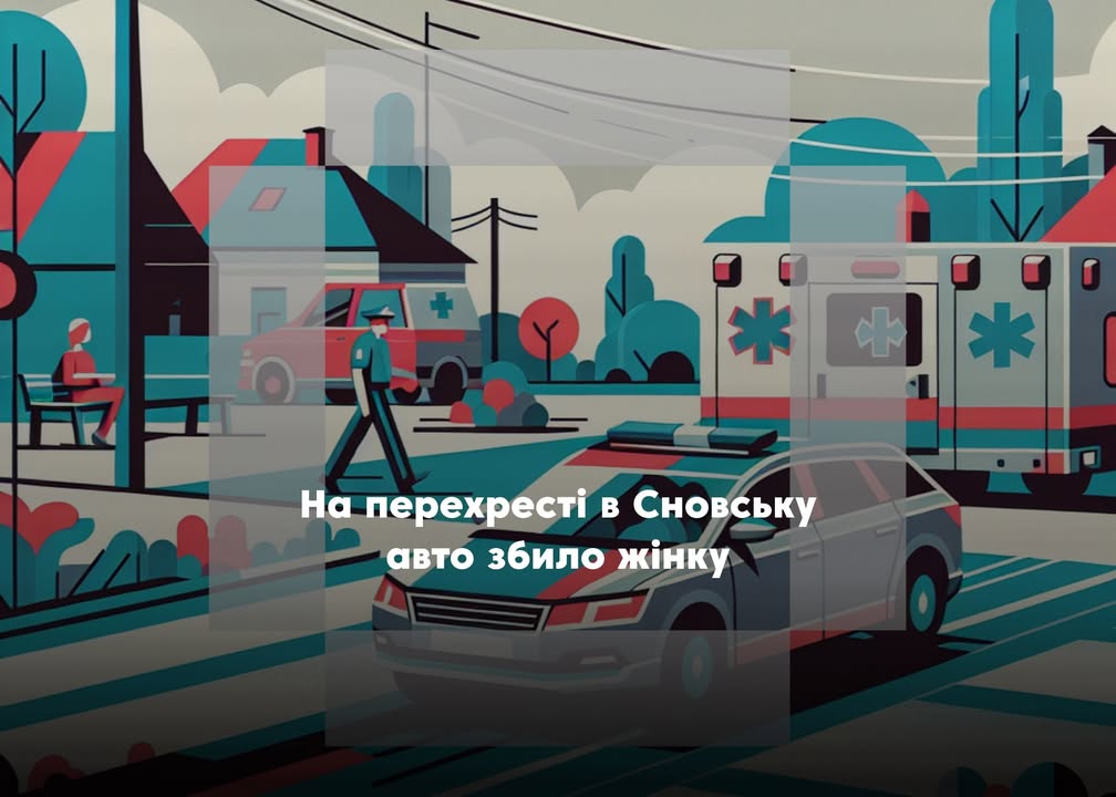 У Сновську водій збив пішохода на перехресті