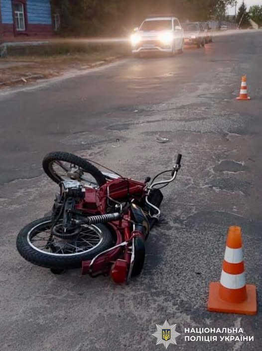 У Сновську поліцейські викрили нетверезого водія мопеда