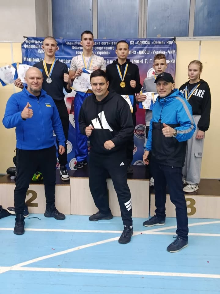 Вихованці Сновської ДЮСШ здобули нагороди на Кубку Чернігівської області з кікбоксингу ІСКА