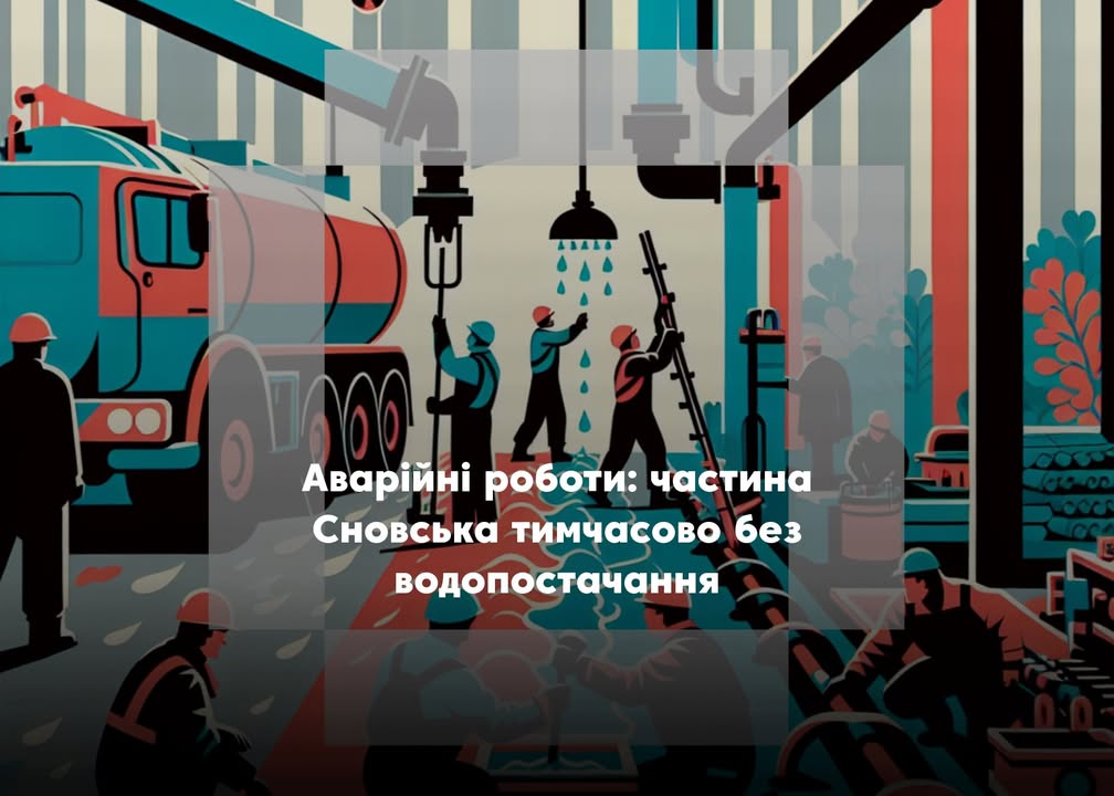 Тимчасове відключення водопостачання у Сновську