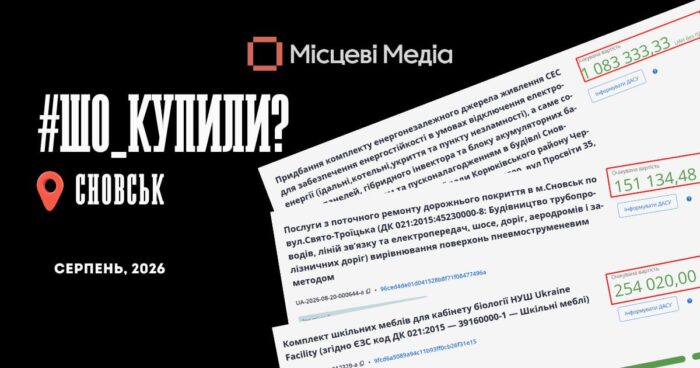 Понад 1 млн грн спрямують на енергонезалежність Сновського ліцею №1